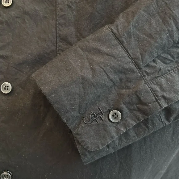 The Frankie Shop Black Lui Shirt and Shorts Set - Picture 3 of 7